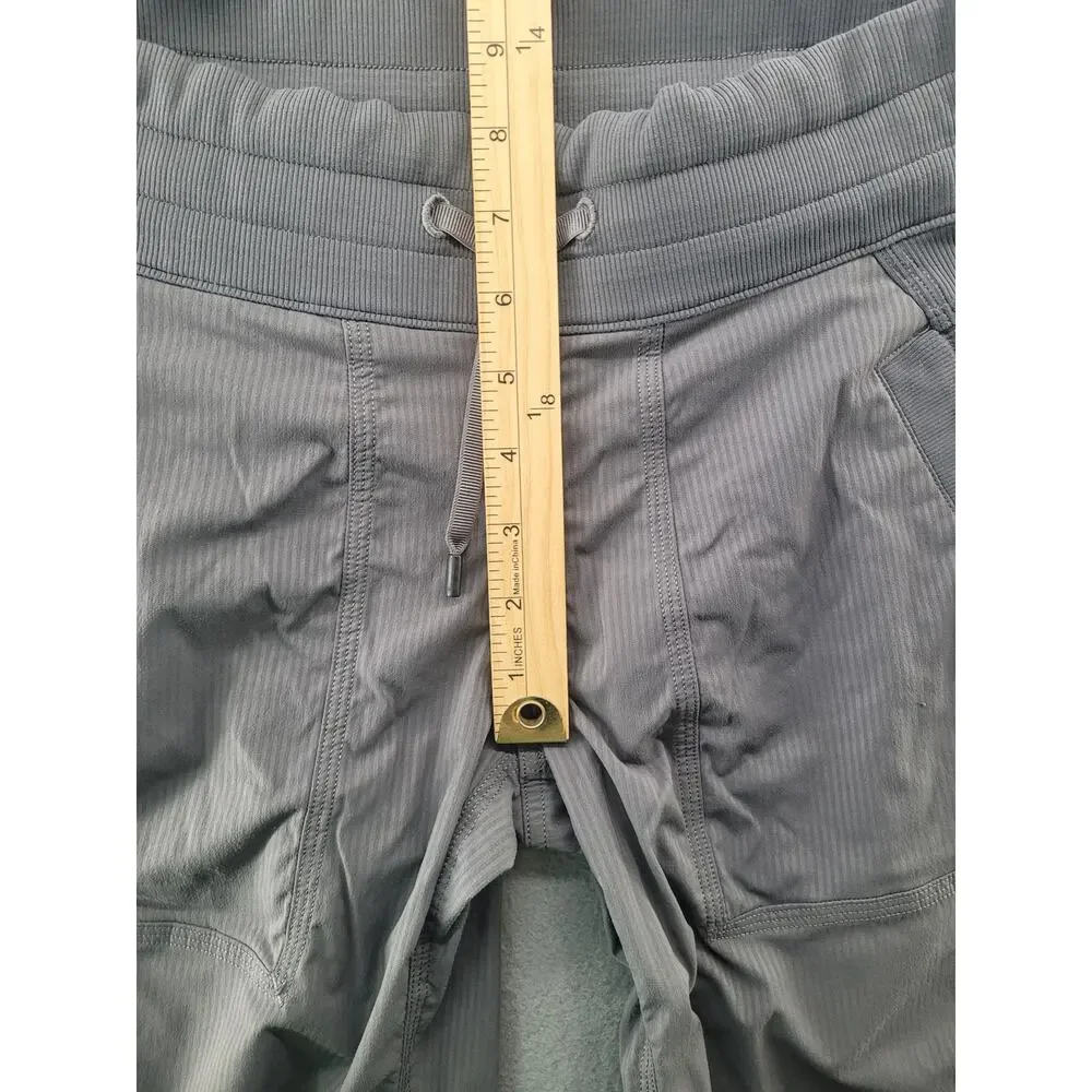 Lululemon Dance Studio Crop Pants Gray Athleisure Yoga S Pilates Travel Minimal